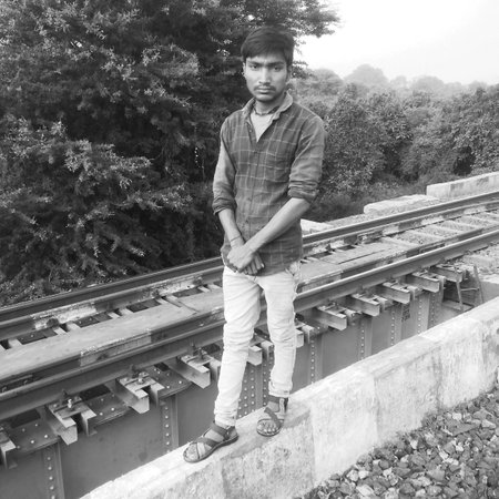 Indian village manの写真素材