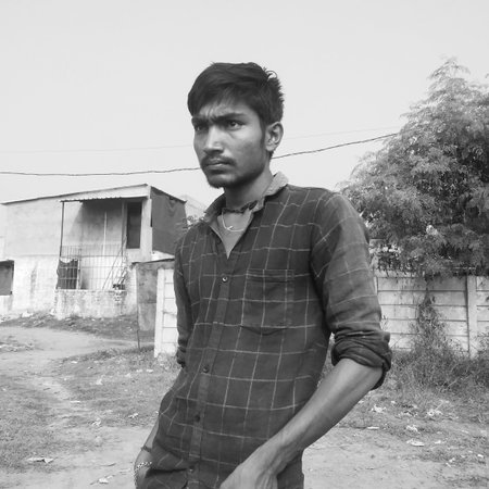 Indian village manの写真素材