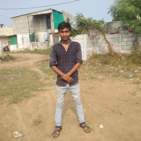 Indian village manの写真素材