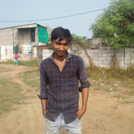 Indian village manの写真素材