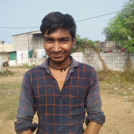 Indian village manの写真素材