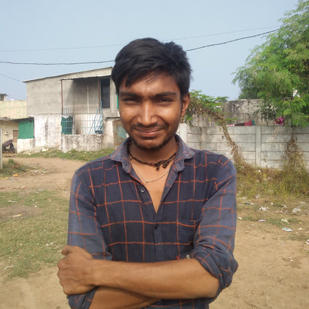 Indian village manの写真素材