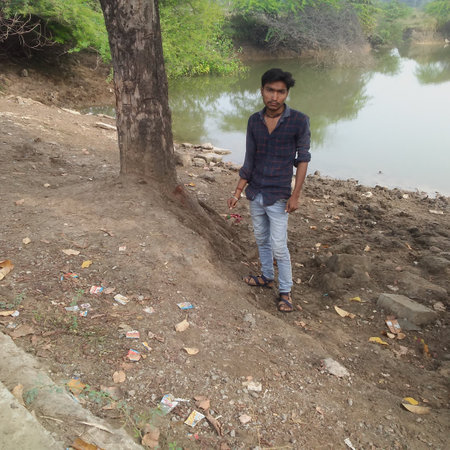 Indian man from Vadodara Gujarat Indiaの写真素材
