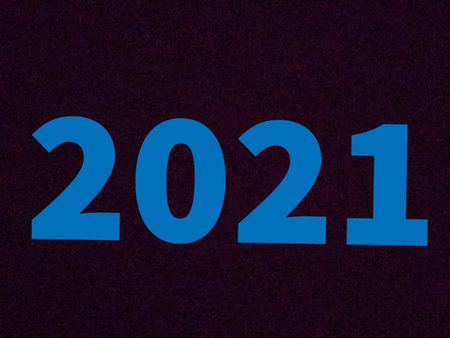 Happy new year 2021 design backgroundの写真素材