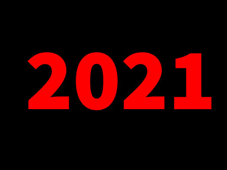Happy new year 2021 design backgroundの写真素材