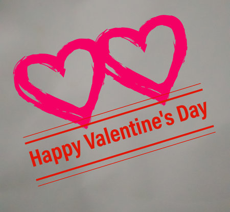 Happy valentine's day gifts cardの写真素材