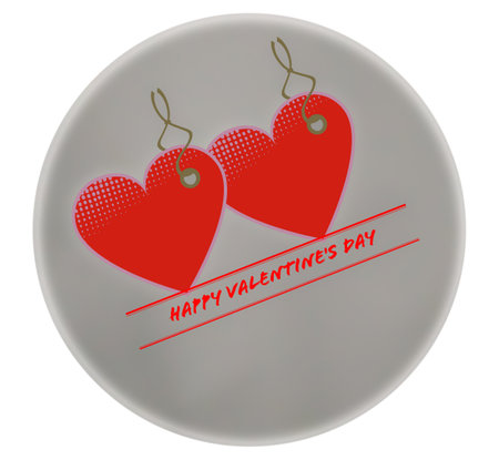 Happy valentine's day gifts cardの写真素材
