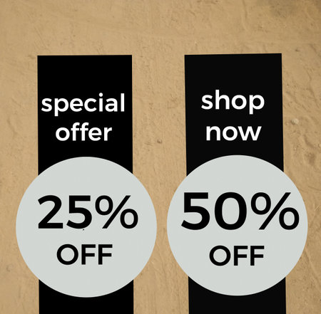 Sale discount iconの写真素材