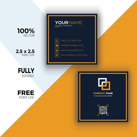 Modern Creative and Clean Business Card Template. Vector Illustration EPS10のイラスト素材