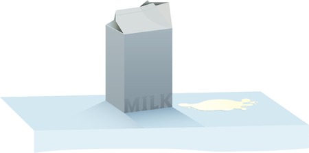 Milk Cartonのイラスト素材