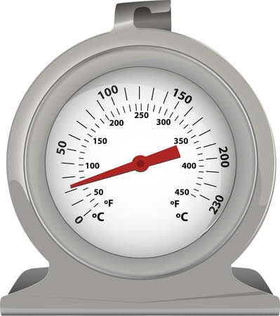 A cooker thermometer used to ensure an oven is warming to its optimum temperature. Used by chefs and...