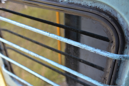 Goa, India - October 20, 2015 - Indian train on its way through Goaの写真素材