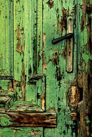 Old door close-upの写真素材