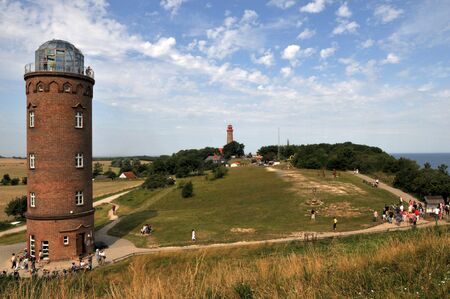 lighthouse Cap Arkona Germanyの写真素材
