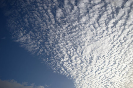 Small clouds on a beautiful sky
