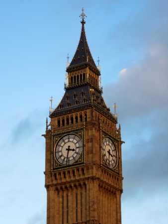   The Big Ben, London, England.                             の写真素材