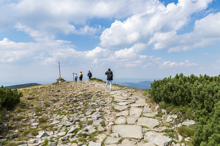 Panorama of the Beskidy Mountainsの写真素材