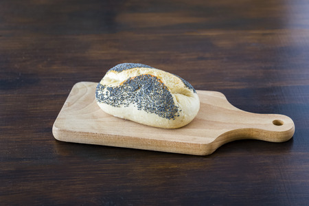 Buns with different grains, sesame, poppy seeds, pumpkin seedsの写真素材