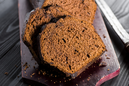 Brownie - homemade chocolate cake, simple and quick to prepareの写真素材