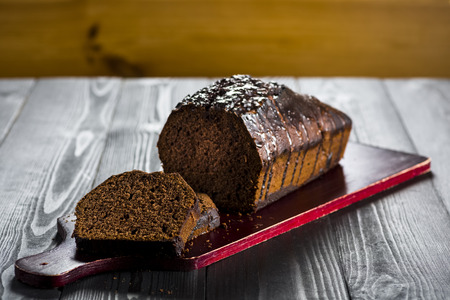 Brownie - homemade chocolate cake, simple and quick to prepareの写真素材