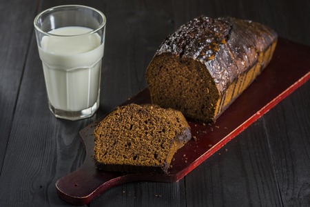 Brownie - homemade chocolate cake, simple and quick to prepareの写真素材