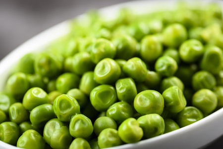 Green peas are a tasty and healthy vegetableの写真素材