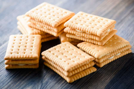 fried chicken wings with sesameの写真素材