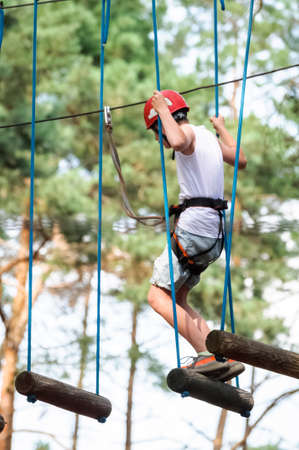 rope park - active recreation in the fresh air