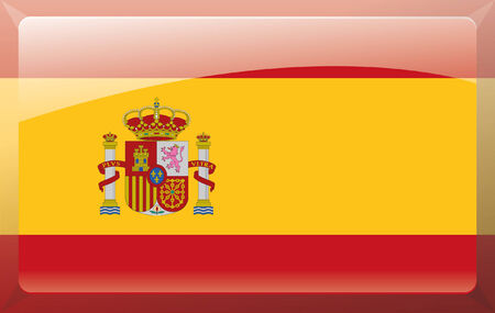 Spain flagのイラスト素材