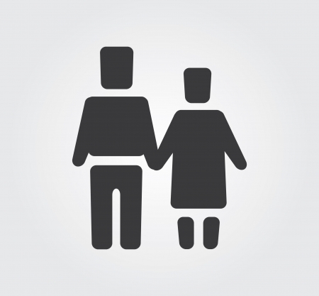 Simple web icon in setのイラスト素材