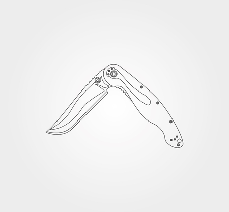   Folding pocket knivesのイラスト素材