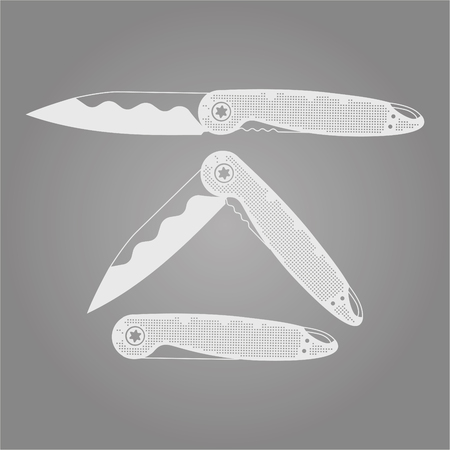   Folding pocket knivesのイラスト素材