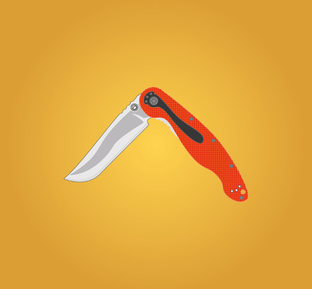  Folding pocket knivesのイラスト素材