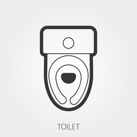 Simple Household Web Icons: Toiletのイラスト素材