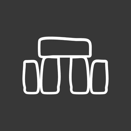 Set of icons on the theme of England and the Kingdom of Great Britain. Colored vector illustration for mobile ideas and design visualization.のイラスト素材