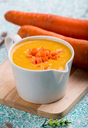 carrot soupの写真素材