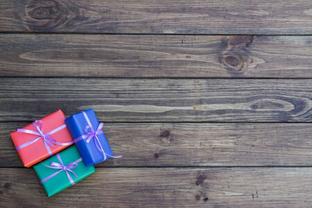 Christmas background with a place for an inscriptionの写真素材