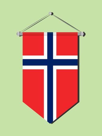 Norway national flagのイラスト素材