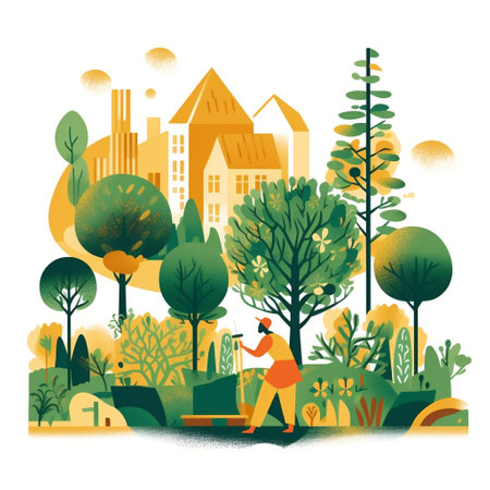 Food Production and Habitat Restoration through Community Gardening: A Sustainable and Engaging Activity Generative AIの素材