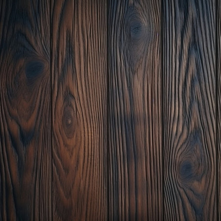 Rustic Wood: Dark Textured Background Generative AIの素材