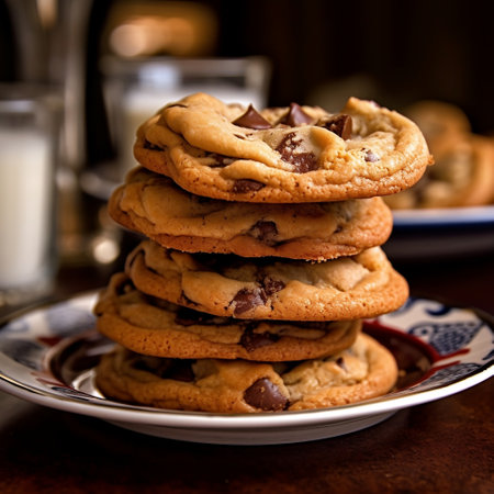 Chocolate Chip Cookies Generative AIの素材
