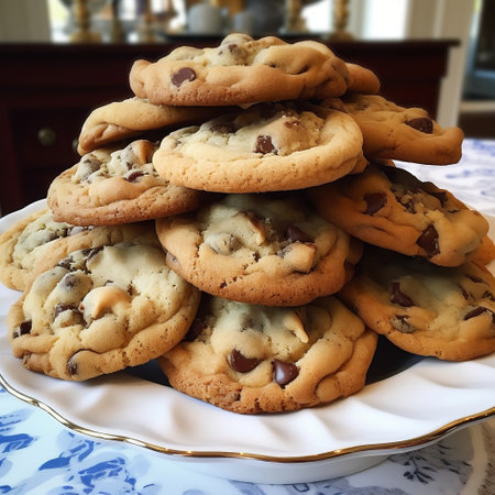 Chocolate Chip Cookies Generative AIの素材
