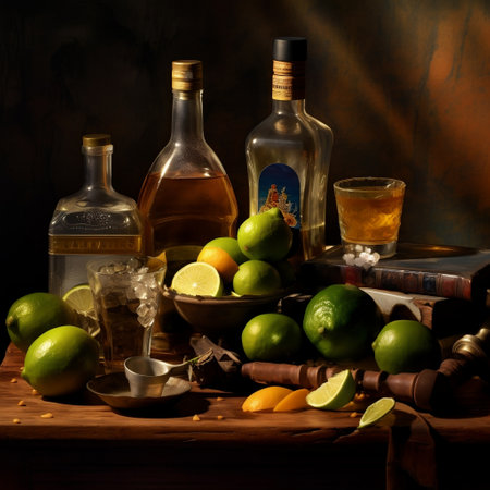 Tequila Still Life Concept Generative AIの素材