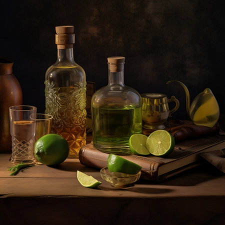 Tequila Still Life Concept Generative AIの素材