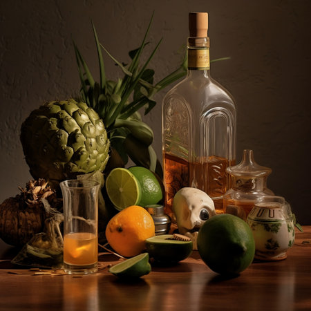 Tequila Still Life Concept Generative AIの素材