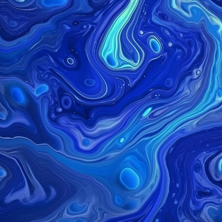 Soothing Blue Slime Texture Background aiの素材