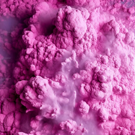 Close-Up of Magenta Abstract Background with Powder Surface AIの素材