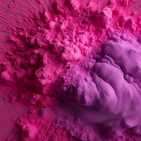 Close-Up of Magenta Abstract Background with Powder Surface AIの素材