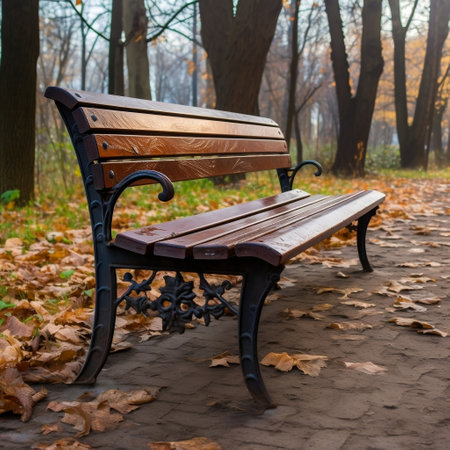 Park Bench Generative AIの素材