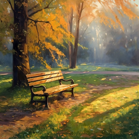 Park Bench Generative AIの素材